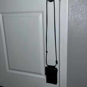 Black phone wallet